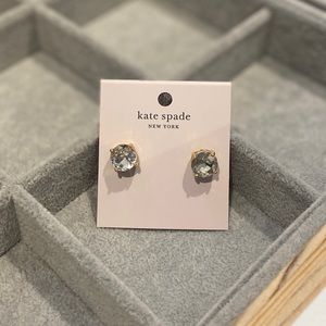 SOLD // NWT ♠️ Kate Spade Clear Gumdrop Stud Earrings